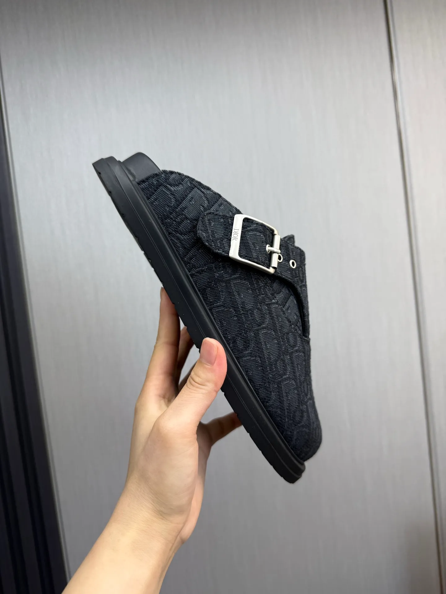 Men's shoes 💰560💰 Dior. Men's slippers 🩴Official website one to one production 38-45 sizes 45 46 🉑️Customized! Original embossed cowhide, sheepskin lining✅Original outsole⬆️